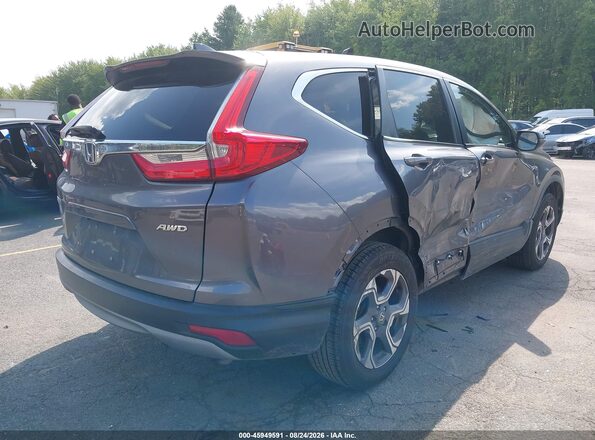 7FARW2H58JE011613 2018 HONDA CR-V Gray Trasero derecho