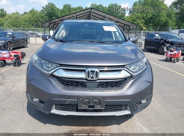 7FARW2H58JE011613 2018 HONDA CR-V Gray Vista del cuadro de instrumentos