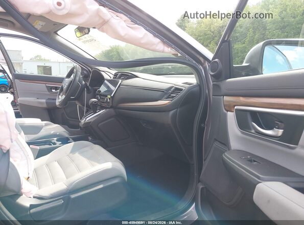 7FARW2H58JE011613 2018 HONDA CR-V Gray Vista interior delantera