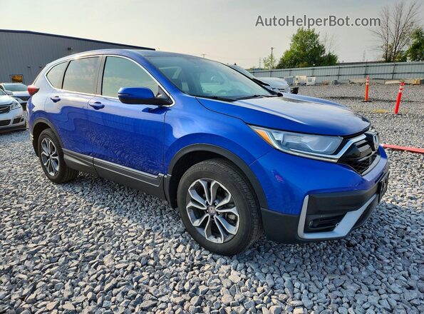 7FARW2H58NE035786 2022 HONDA CR-V Blue წინა მარჯვენა