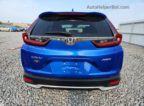 7FARW2H58NE035786 2022 HONDA CR-V Blue უკანა ხედი
