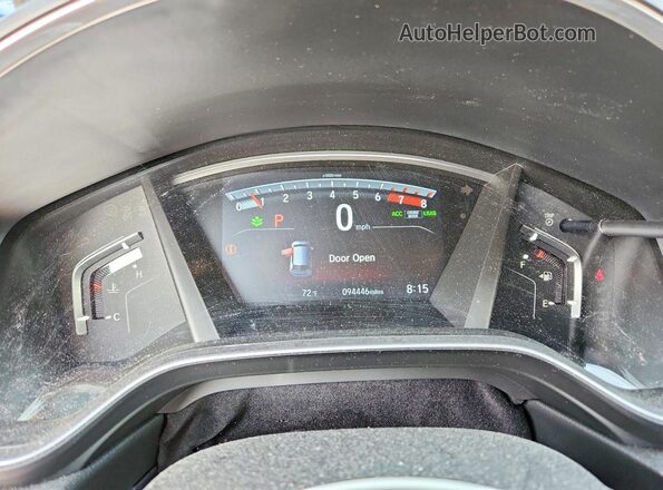 7FARW2H58NE035786 2022 HONDA CR-V Blue ხელსაწყოთა პანელის ხედი