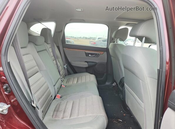7FARW2H59JE085865 2018 HONDA CR-V Burgundy უკანა სავარძლების ხედი