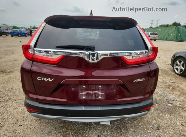 7FARW2H59JE085865 2018 HONDA CR-V Burgundy უკანა ხედი