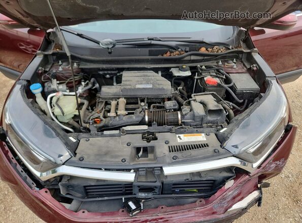 7FARW2H59JE085865 2018 HONDA CR-V Burgundy უკანა სალონის ხედი