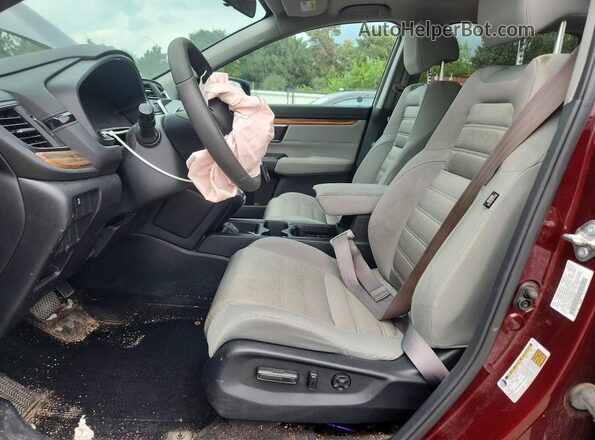7FARW2H59JE085865 2018 HONDA CR-V Burgundy წინა სალონის ხედი
