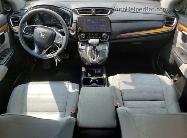 7FARW2H59KE026395 2019 HONDA CR-V Blue Widok deski rozdzielczej