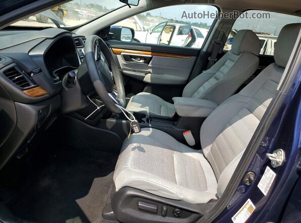 7FARW2H59KE026395 2019 HONDA CR-V Blue Widok wnętrza z przodu