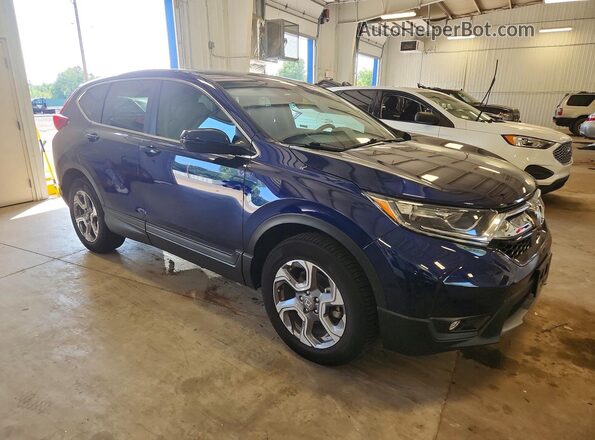 7FARW2H59KE034741 2019 HONDA CR-V Blue Առջևի աջ