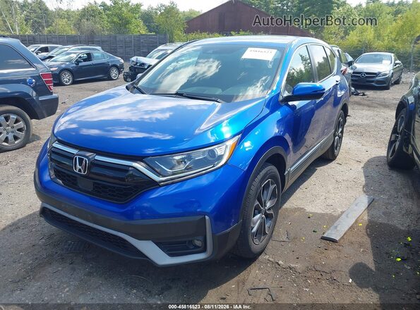 7FARW2H59ME002651 2021 HONDA CR-V Blue Vista tres cuartos delantera izquierda