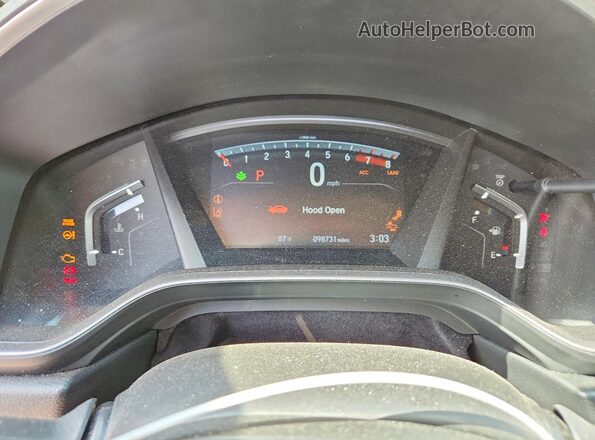 7FARW2H59ME028330 2021 HONDA CR-V White Widok zestawu wskaźników
