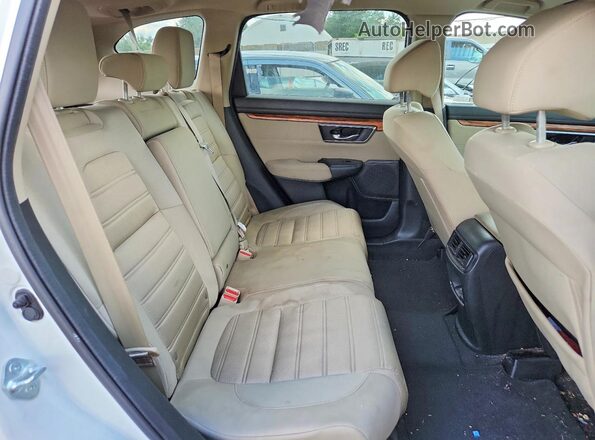 7FARW2H59ME028330 2021 HONDA CR-V White Widok wnętrza z tyłu