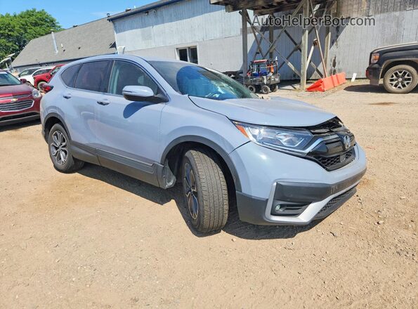 7FARW2H59NE003123 2022 HONDA CR-V Blue Передня права чверть