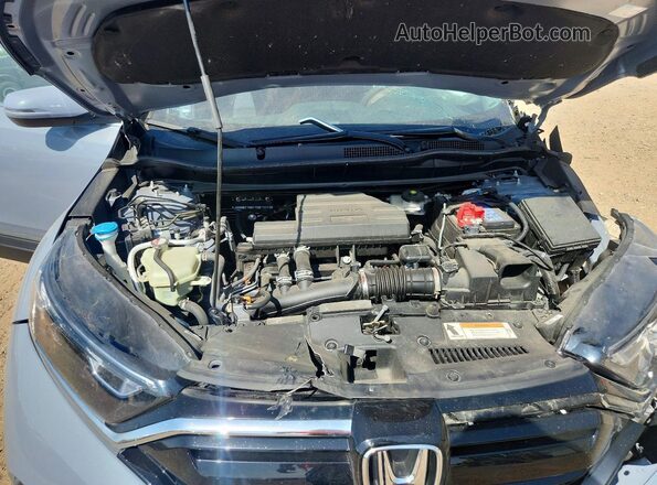 7FARW2H59NE003123 2022 HONDA CR-V Blue Вид підкапотного простору