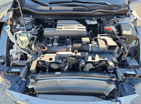 7FARW2H5XJE012231 2018 HONDA CR-V Silver Engine compartment view