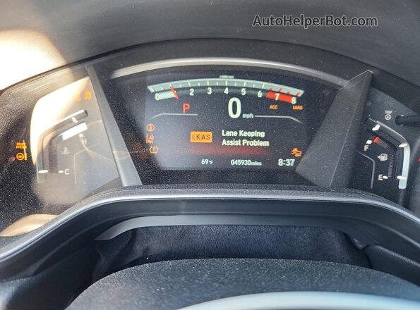 7FARW2H5XJE012231 2018 HONDA CR-V Silver Instrument cluster view