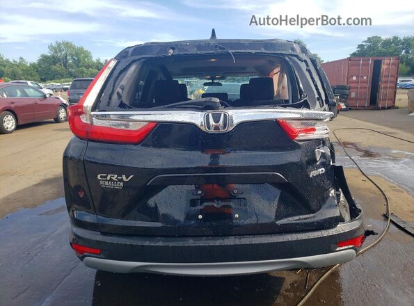 7FARW2H5XJE039204 2018 HONDA CR-V Black Հետևի տեսք