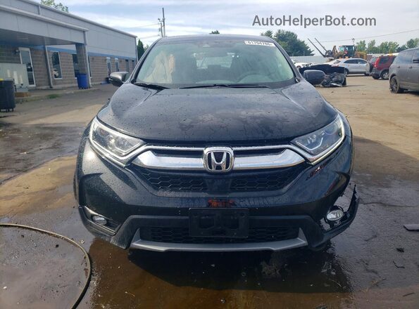 7FARW2H5XJE039204 2018 HONDA CR-V Black Դիմացի տեսք