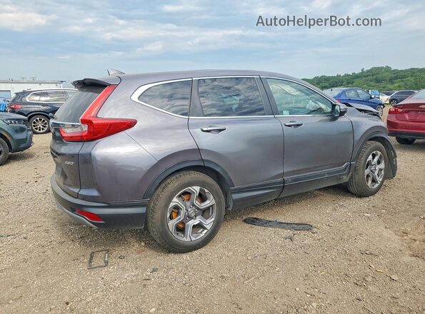7FARW2H5XJE048842 2018 HONDA CR-V Gray Trasero derecho