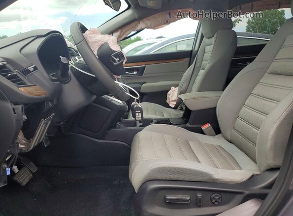 7FARW2H5XJE048842 2018 HONDA CR-V Gray Vista interior delantera