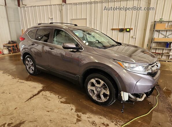 7FARW2H5XKE034070 2019 HONDA CR-V Gray Przód prawy
