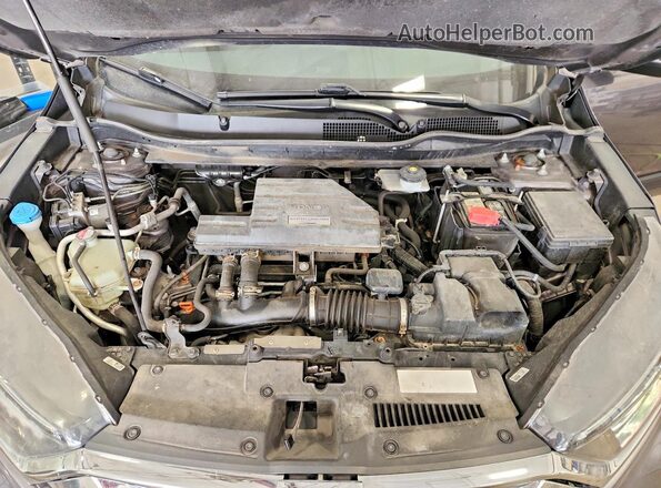 7FARW2H5XKE034070 2019 HONDA CR-V Gray Widok komory silnika