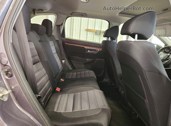 7FARW2H5XKE034070 2019 HONDA CR-V Gray Widok wnętrza z tyłu