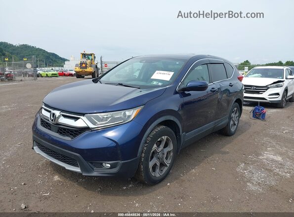 7FARW2H5XKE034778 2019 HONDA CR-V Blue Vista tres cuartos delantera izquierda