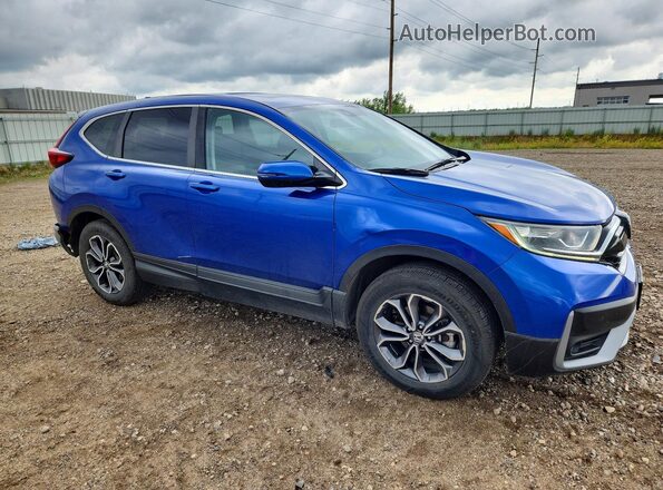7FARW2H5XME034539 2021 HONDA CR-V Blue Przód prawy