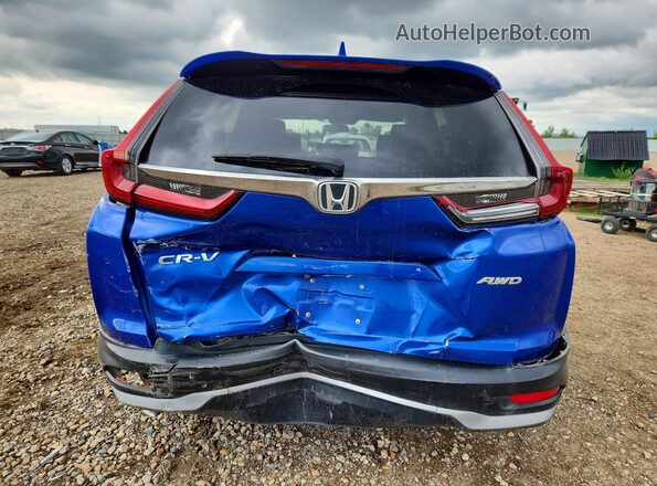 7FARW2H5XME034539 2021 HONDA CR-V Blue Widok z tyłu