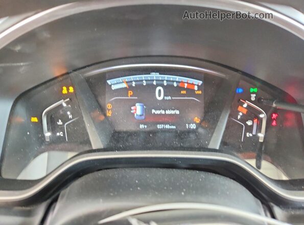 7FARW2H5XNE043517 2022 HONDA CR-V White Widok zestawu wskaźników