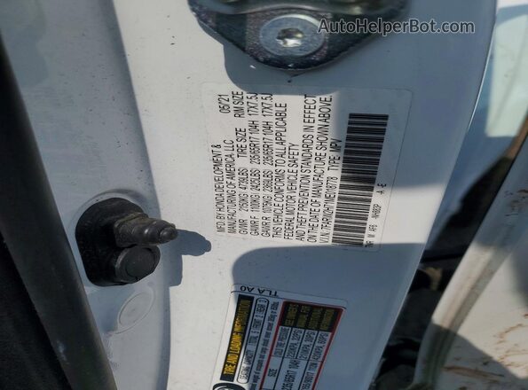 7FARW2H71ME018778 2021 HONDA CR-V White Widok wnętrza 360 stopni