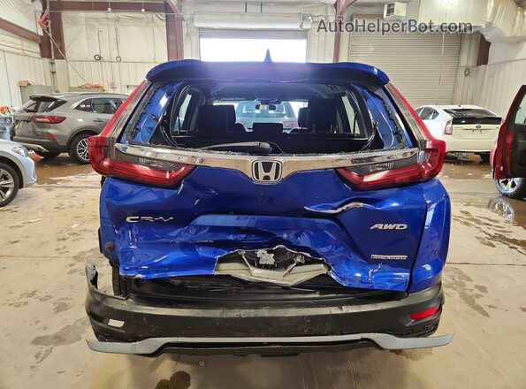 7FARW2H75ME033266 2021 HONDA CR-V Blue Widok z tyłu