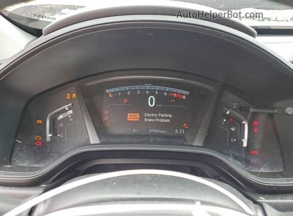 7FARW2H76ME037102 2021 HONDA CR-V Red ხელსაწყოთა პანელის ხედი