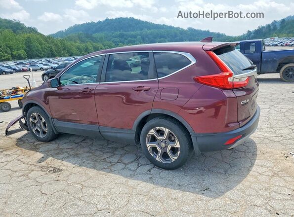 7FARW2H80JE017965 2018 HONDA CR-V Maroon Trasero izquierdo