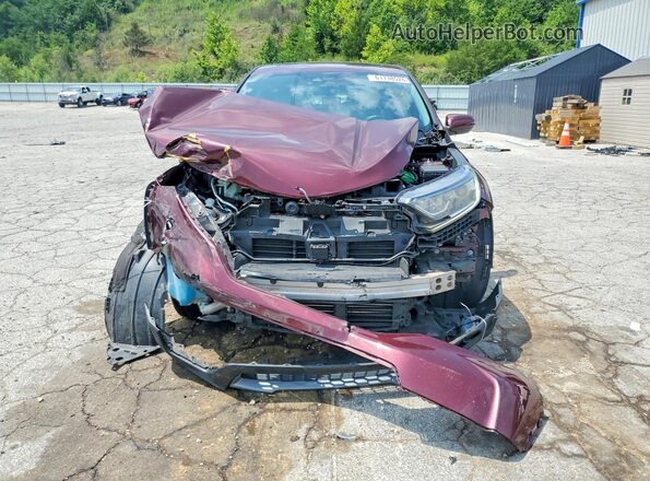 7FARW2H80JE017965 2018 HONDA CR-V Maroon Vista frontal