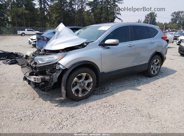 7FARW2H80JE077664 2018 HONDA CR-V Silver წინა მარცხენა ხედი სამი მეოთხედიდან