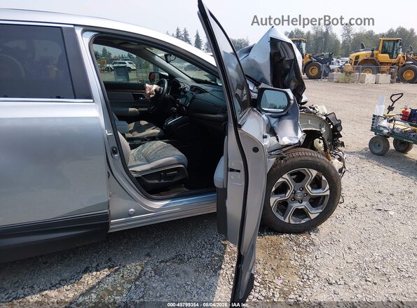 7FARW2H80JE077664 2018 HONDA CR-V Silver წინა სალონის ხედი
