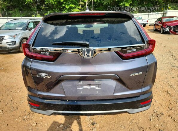 7FARW2H80NE013615 2022 HONDA CR-V Charcoal Հետևի տեսք