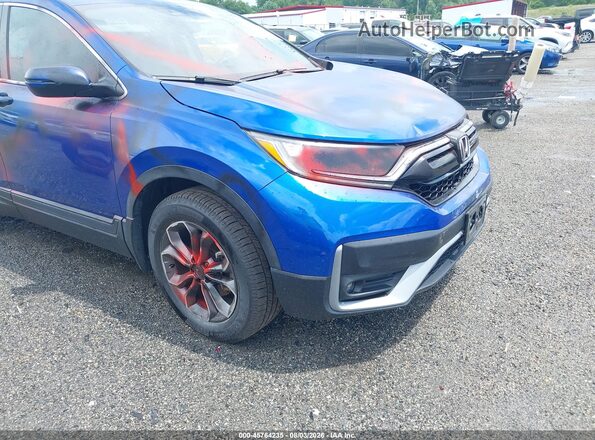 7FARW2H80NE024694 2022 HONDA CR-V Blue წინა ხედი