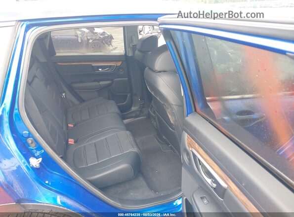 7FARW2H80NE024694 2022 HONDA CR-V Blue VIN კოდის სტიკერის ხედი