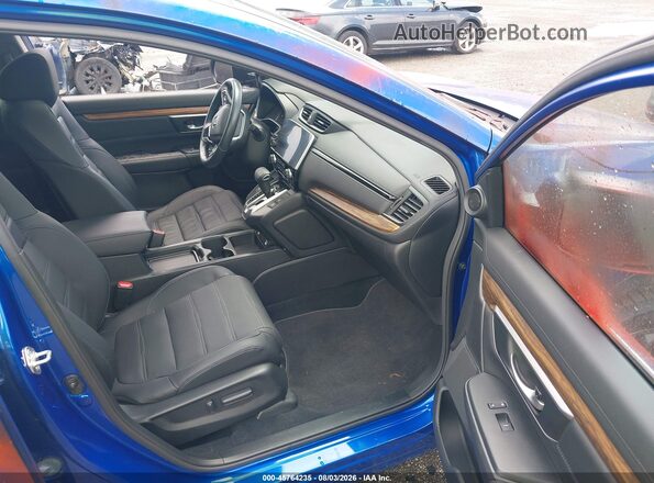 7FARW2H80NE024694 2022 HONDA CR-V Blue წინა სალონის ხედი