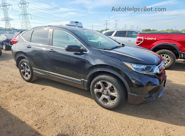 7FARW2H81JE006571 2018 HONDA CR-V Black Передня права чверть