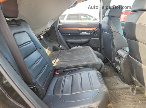 7FARW2H81JE006571 2018 HONDA CR-V Black Вид задніх сидінь