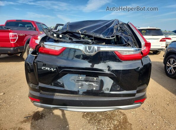 7FARW2H81JE006571 2018 HONDA CR-V Black Вид ззаду