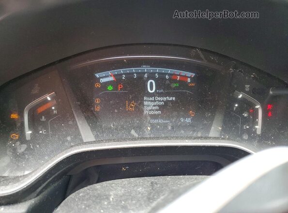 7FARW2H81NE034828 2022 HONDA CR-V Gray Instrument cluster view