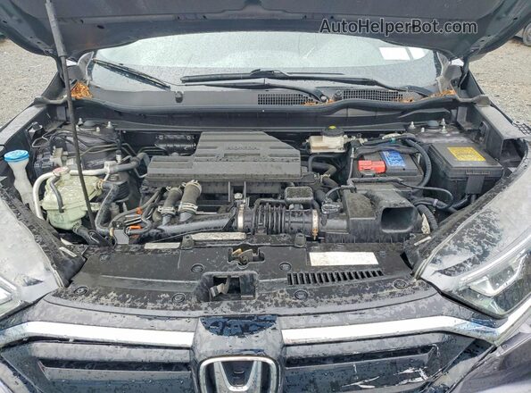 7FARW2H81NE034828 2022 HONDA CR-V Gray Engine compartment view