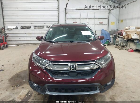 7FARW2H82JE036551 2018 HONDA CR-V Purple Instrument cluster view