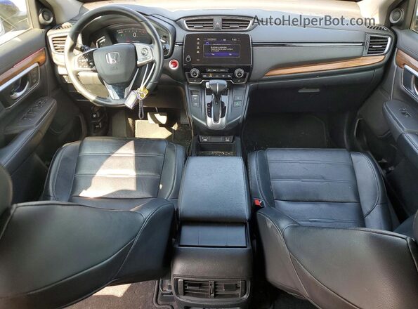 7FARW2H82LE011328 2020 HONDA CR-V Blue Вид панелі приладів