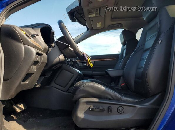 7FARW2H82LE011328 2020 HONDA CR-V Blue Вид салону спереду